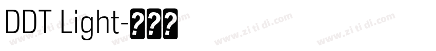 DDT Light字体转换 DDT Light字体转换